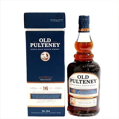 原瓶进口OLDPULTENEY福特尼16年苏格兰单一麦芽威士忌/老富特尼