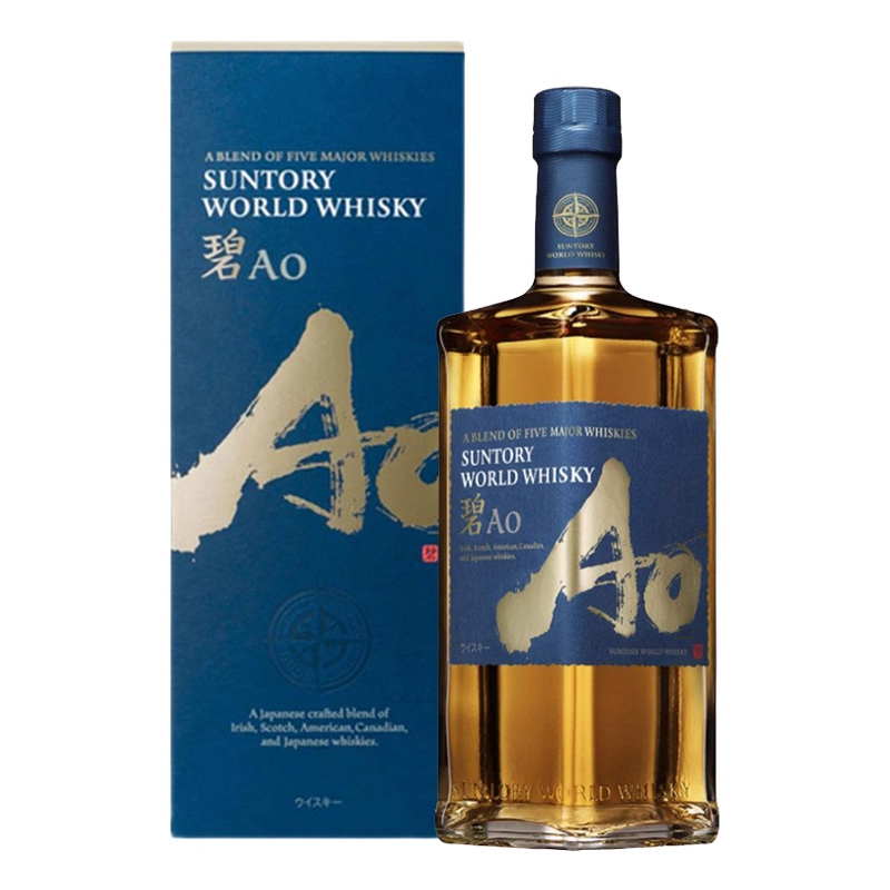 SUNTORY三得利碧AO世界调配威士忌日本原装进口洋酒烈酒700ml