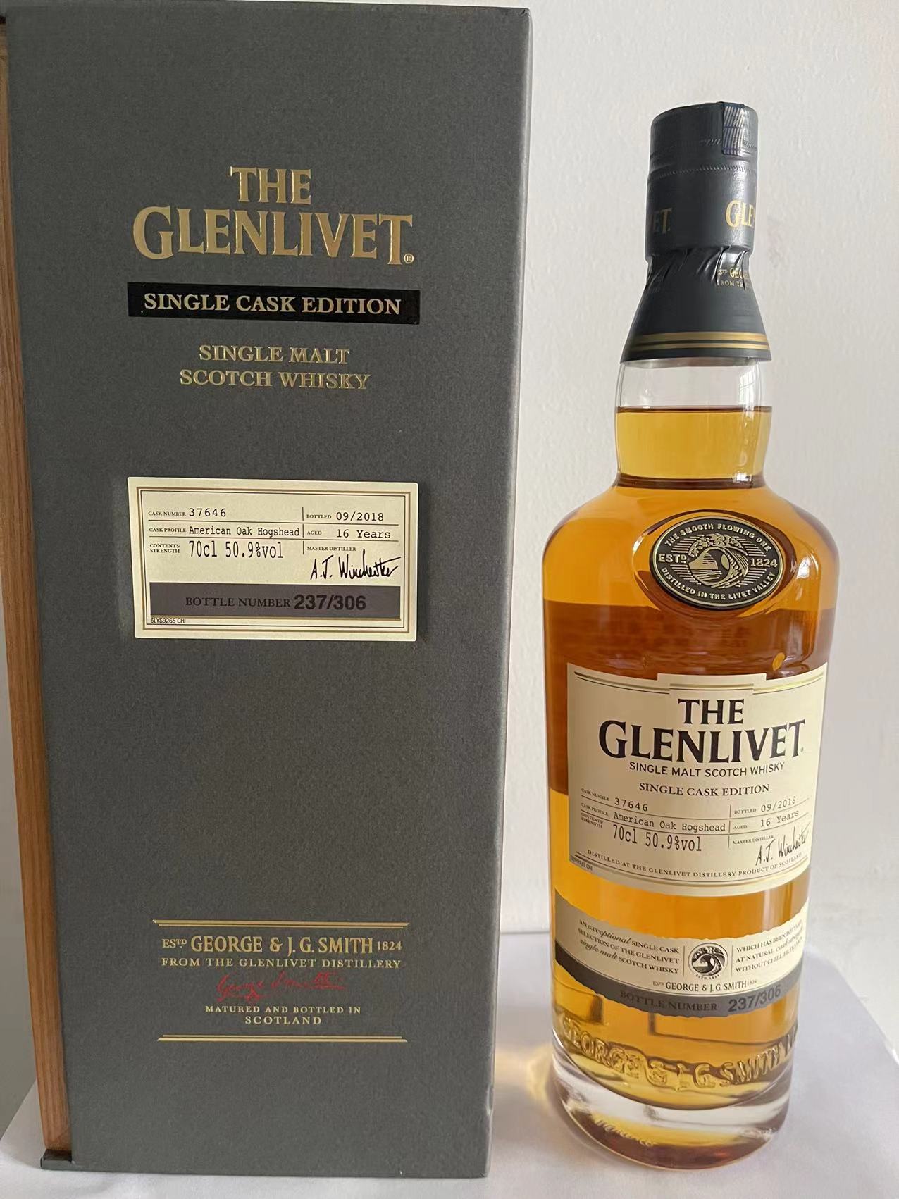 格兰单一麦芽威士忌16年美国陈酿