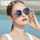 新款 太阳镜女防紫外线浅色偏光墨镜女明星款 开车眼镜大脸显瘦
