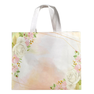 定制无纺布手提袋加印logo覆膜防水大号服装 袋小号环保袋印字 包装