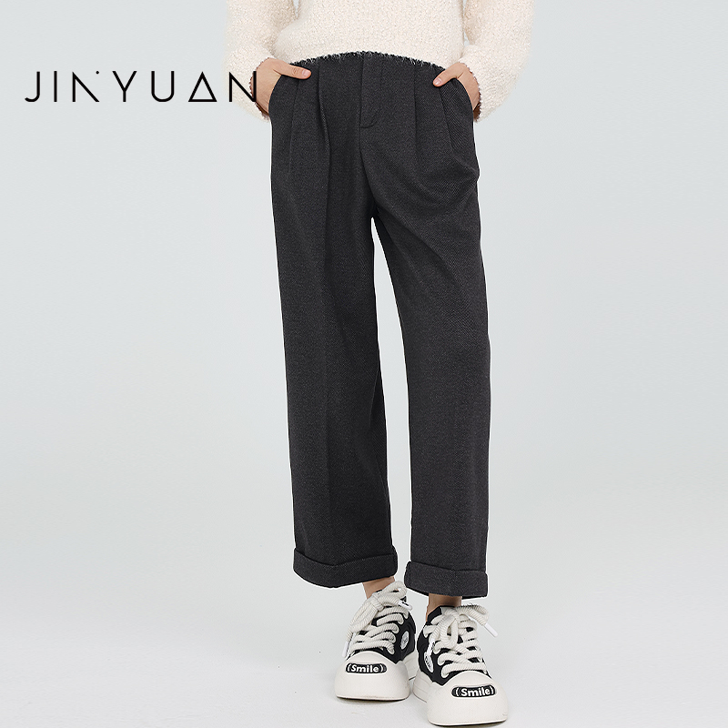 金苑2024秋冬新款高腰显瘦休闲裤