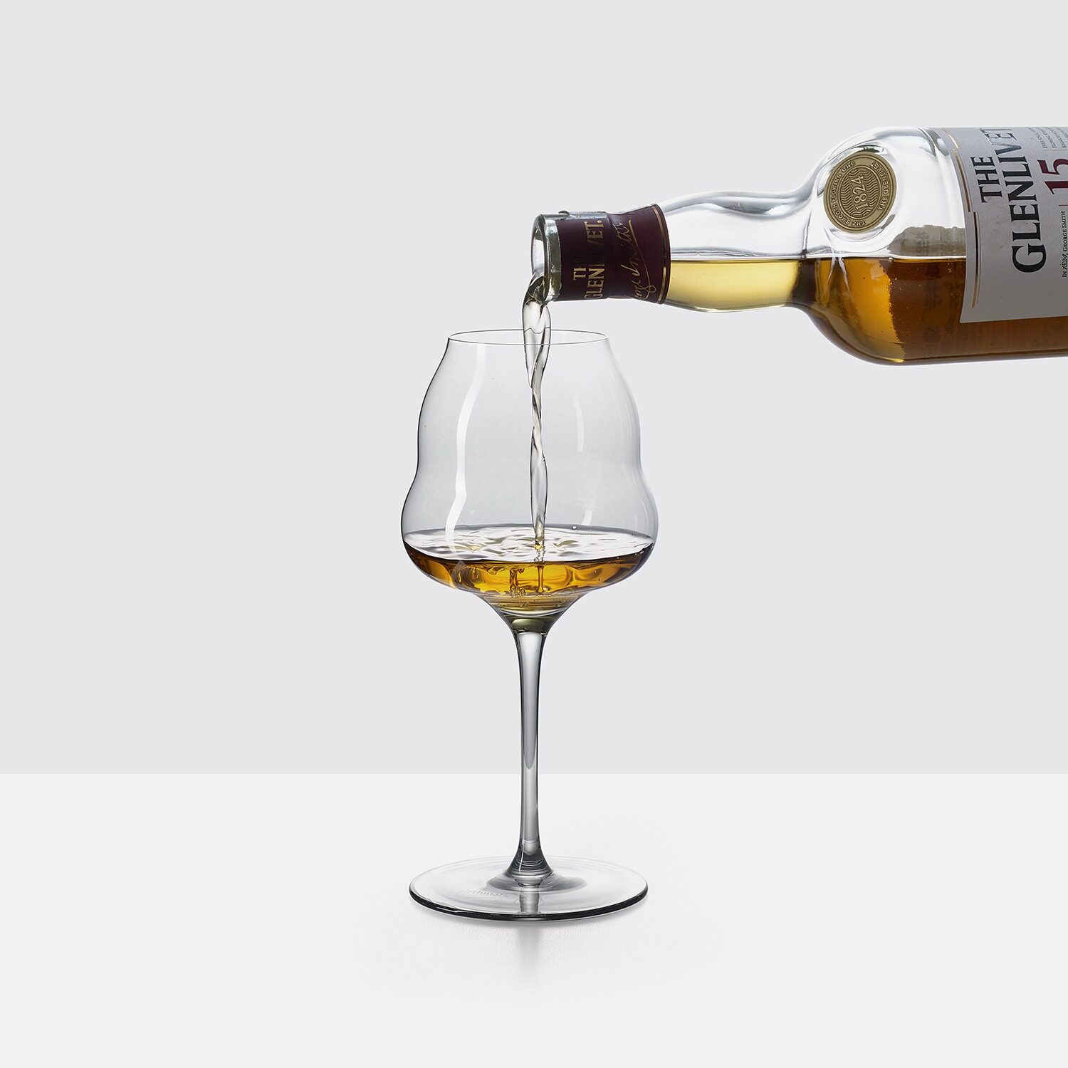 痣|birthmark/S号/清墨色双腹高脚杯/清酒闻香杯/葡萄酒杯/红酒杯