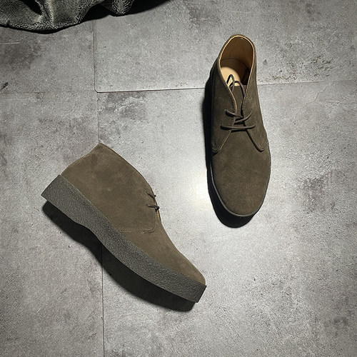 法式工装百搭沙漠靴男