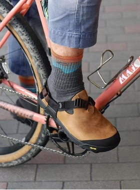 美式户外Mountain Clog真皮山地木屐包头拖鞋 复古可调节勃肯鞋男