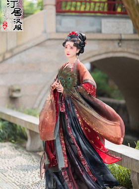 柳汀居汉服天丝齐胸襦裙大袖衫