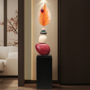 时来运转摆件客厅电视柜大型落地装饰品艺术入户轻奢高档现代装饰