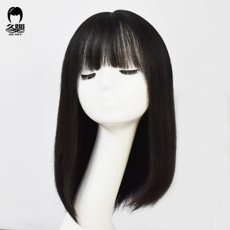 假发女网空气刘海头套内扣锁骨