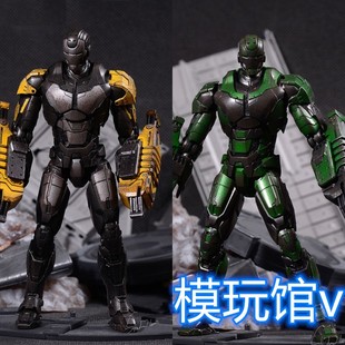 CS钢铁侠 马克mk25突袭者mk26伽玛 合金手办 可动可发光 现货包邮