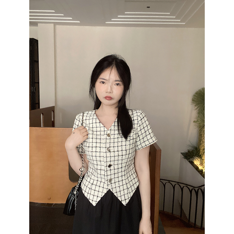 MYOU小个子自制千金玛德琳上衣