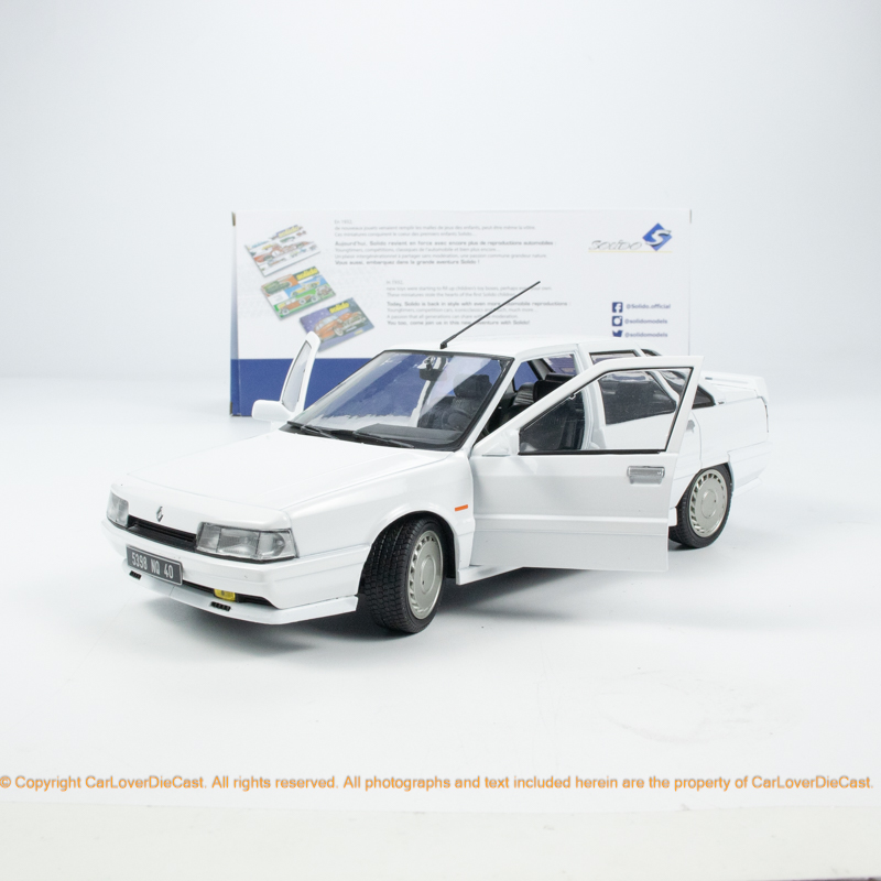 Solido 1:18 雷诺 21 TURBO MK1 WHITE 1988 汽车模型