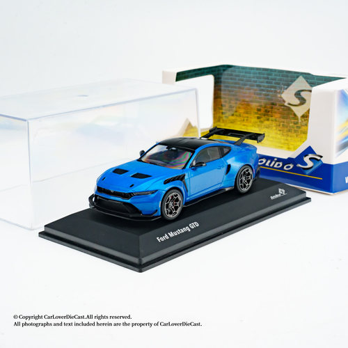 Solido 1:43 福特 Ford MUSTANG GTD 魅惑蓝 2025 合金汽车模型
