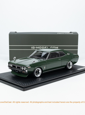 IG 1:18 日产  Laurel 2000SGX (C130) 绿色汽车模型