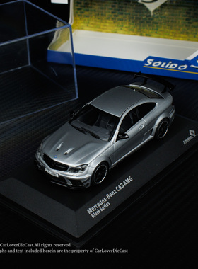 Solido1:43MERCEDES C63 AMG BLACK SERIES 2011汽车模型现货