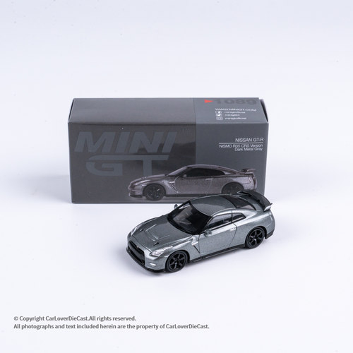 MINIGT 1089 1:64 日产 R35 GT-R NISMO CRS 深金属灰 汽车模型