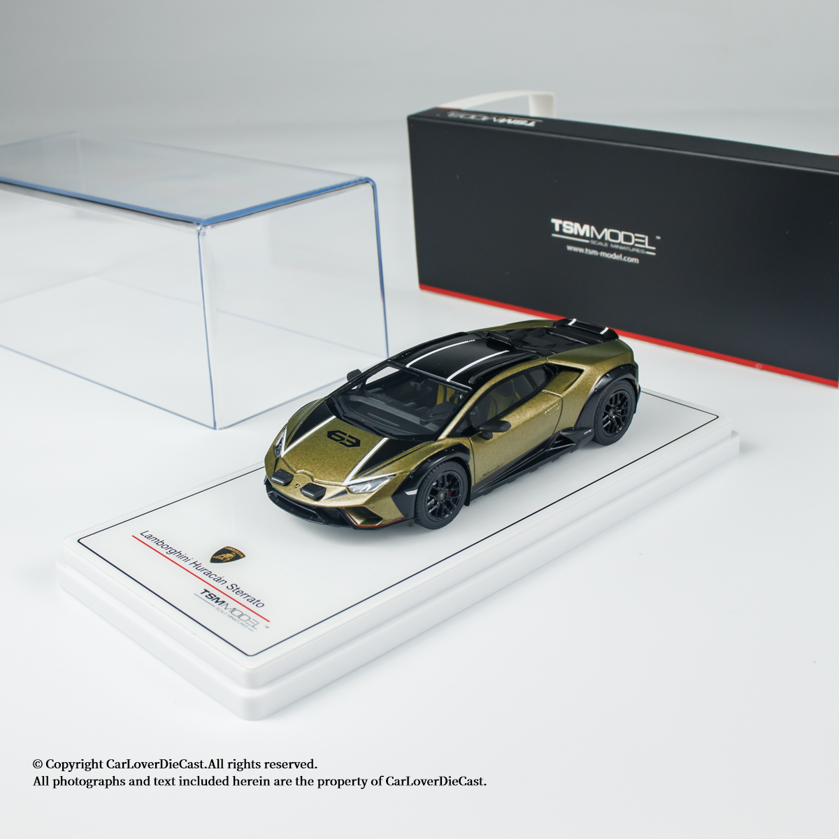 TSM 1:43 兰博基尼Huracán Sterrato Verde 汽车模型摆件