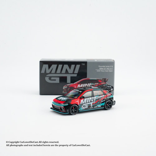 MINIGT 1:64 现代 Ioniq 5N RS-01T 2025 东京改装展 汽车模型