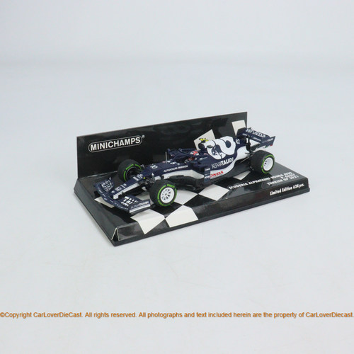 MINICHAMPS 1:43 AlphaTauri AT02 #10 加斯利 2021 F1 汽车模型