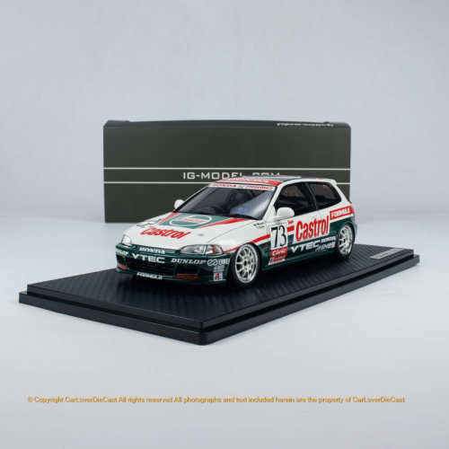 IG 1:18 Castrol 嘉实多 Civic #73 1994 N1 树脂静态汽车模型