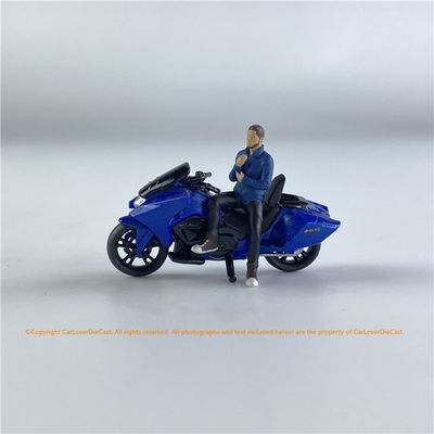 PADACE MODEL 暴男 Honda NM4 Vultus 摩托 1/64 人偶 蓝色 现货