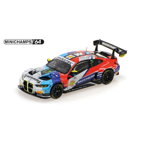 MINICHAMPS 1:64 宝马 M4 GT3 2024 斯帕24h耐力赛 汽车模型 预售
