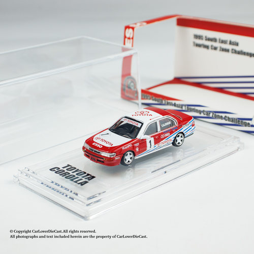 BMC 1:64 丰田卡罗拉Toyota Corolla AE100 #1 1996 合金汽车模型