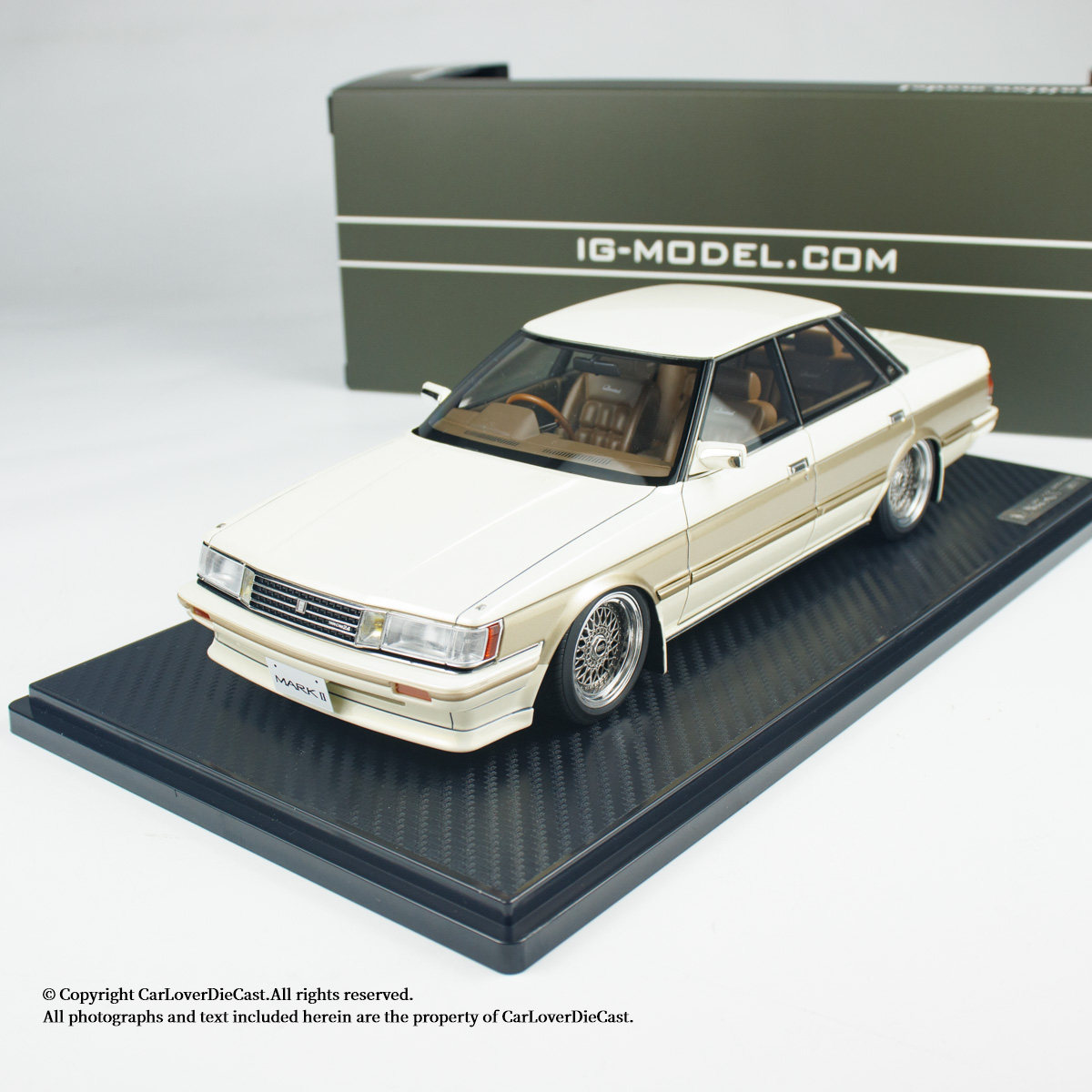 IG 1:18 丰田 Mark II Grande (GX71) 汽车模型摆件