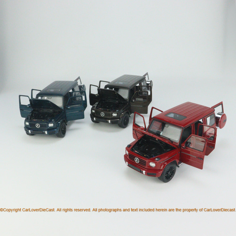 MINICHAMPS 1:18 奔驰 G CLASS W463 2020 三款颜色 合金全开模型