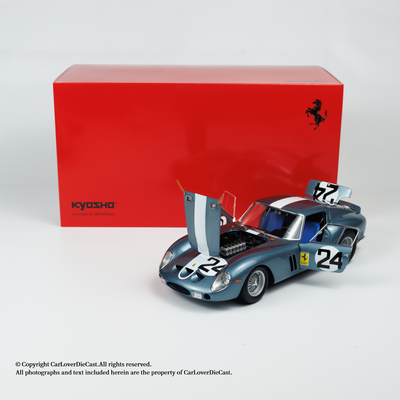 京商 1:18 FER 250GTO 1962 SEBRING #24(BLUE) 汽车模型摆件