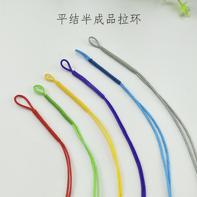 diy绕线拉圈连接环编制手链