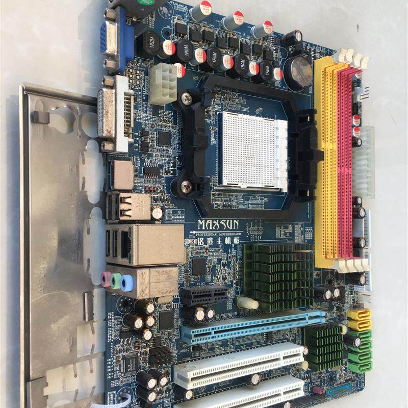 铭瑄 MS-M3A785G主板 集显小板 785 DDR2 DDR3 千兆网卡