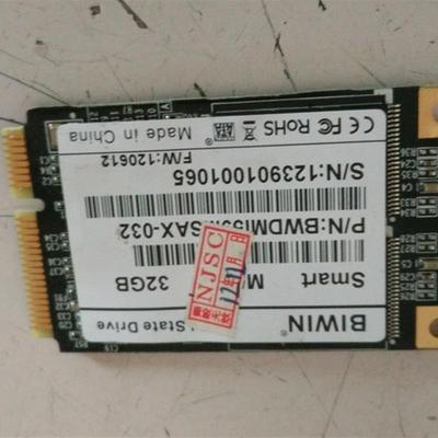 原装BIWIN 32G MSATA口 SSD固态硬盘 工控机 POS机 工业机32G固态