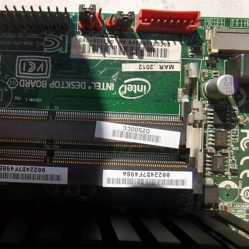 英特尔ATOM D2500CC G43154-304 双核双千兆网卡 低功耗ITX主板