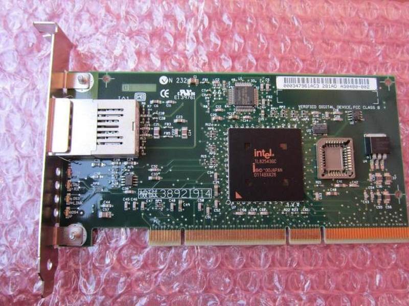 原装intel千兆光纤网卡，8490SX 82543GC SC多模  55HHP