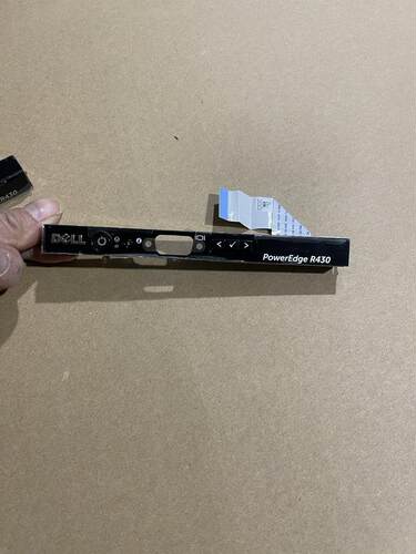 / R430  机箱前面板 机箱开机按键面板