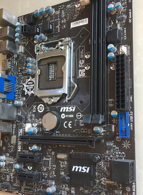 MSI/微星 H81M-E34全固态 USB3.01150 DDR3主板G1840 4170 4790