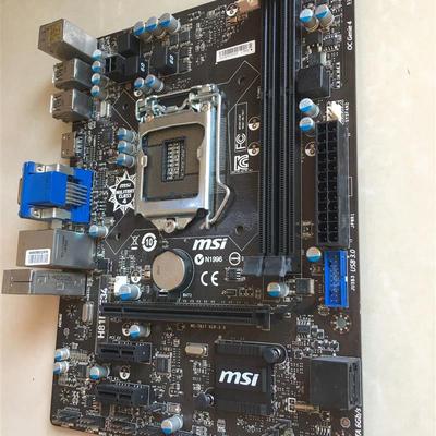MSI/微星 H81M-E34全固态 USB3.01150 DDR3主板G1840 4170 4790