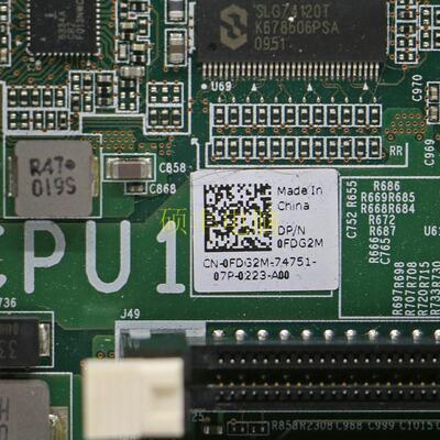 全新DELL PowerEdge PE R810 四路服务器主板 FDG2M LGA1567