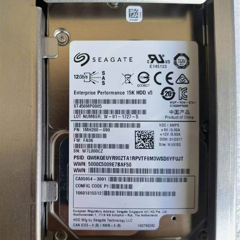 CA07237-E615&nbsp;CA05954-3091 450GB 15K SAS 3.5转2.5  12G 硬盘