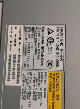 Sun Power Supply CA01022-0690 371-2219 M8000 M9000 电源