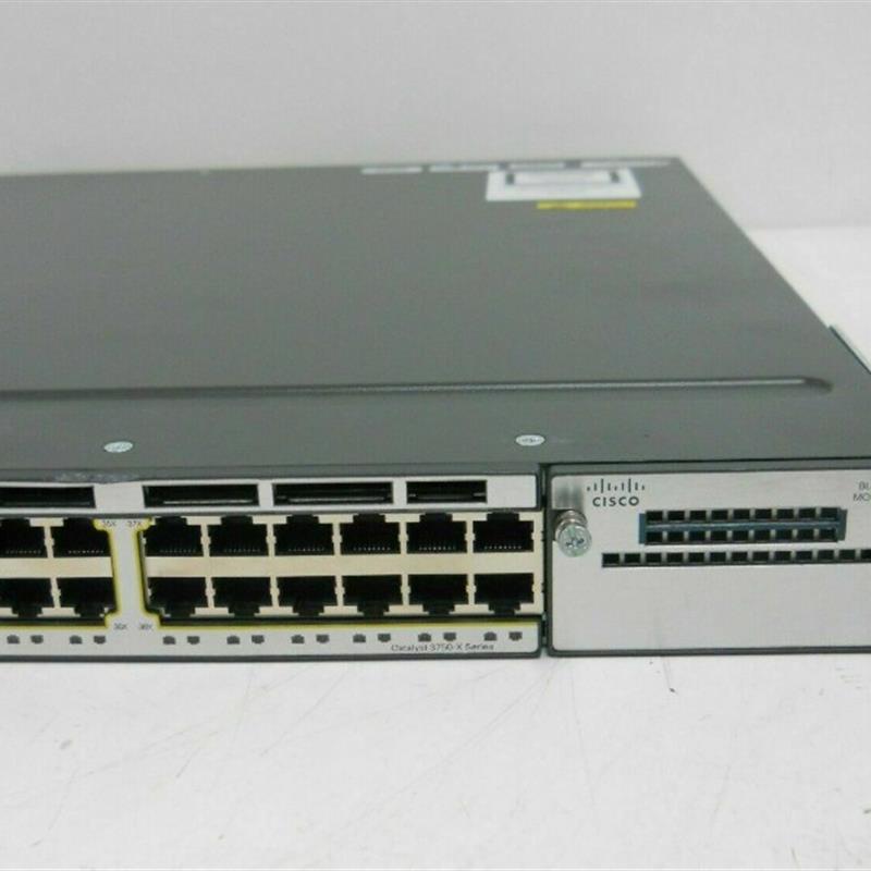 Cisco/思科 WS-C3750X-48T-L S 48口千兆企业三层交换机 支持万兆