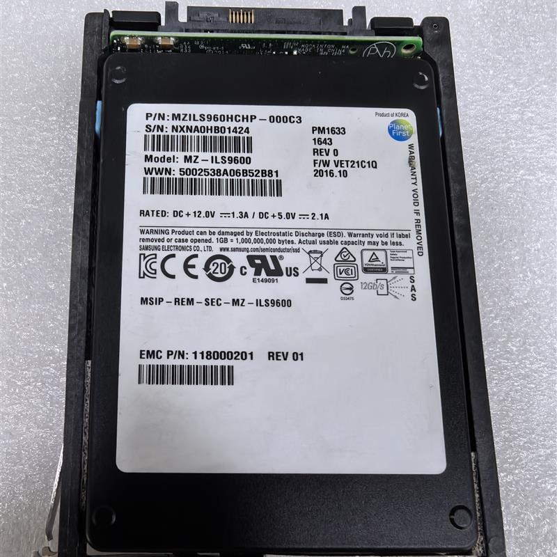 EMC VMAX3 005051745 960G SSD SAS 2.5寸 12GB SSD存储固态硬盘