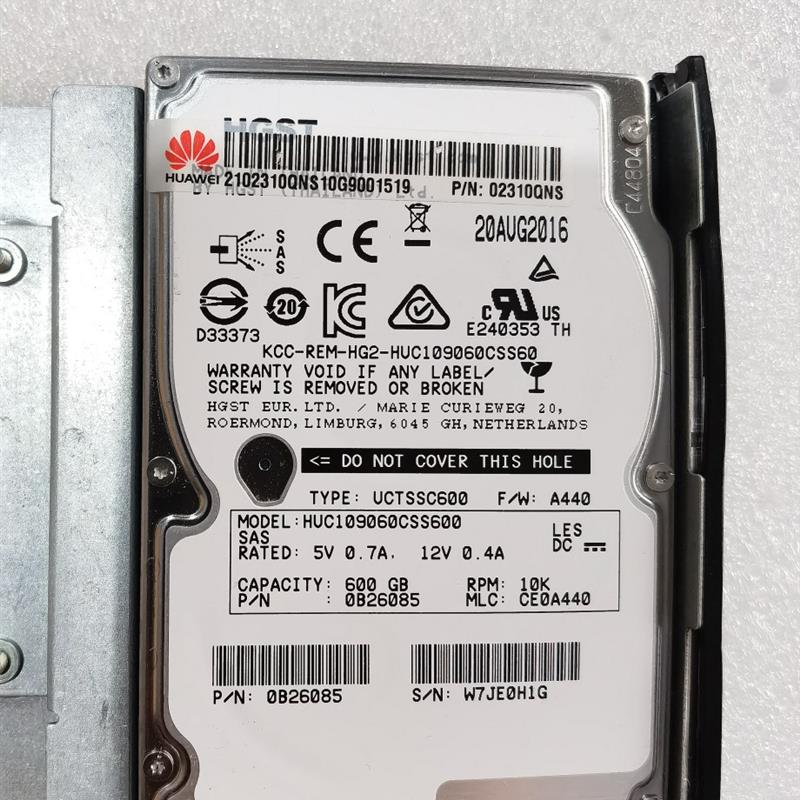 HGST 600G 10K 6G SAS 硬盘HUC109060CSS600 02310QNS现货