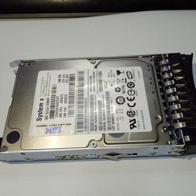 原装IBM 146G/10K/6GB/2.5寸 SAS硬盘 42D0633 42D0632 带盘架