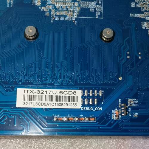 ITX-3217U-6CD8 i3三代 I3-3217U 超薄迷你 6com串口 一体机 工控