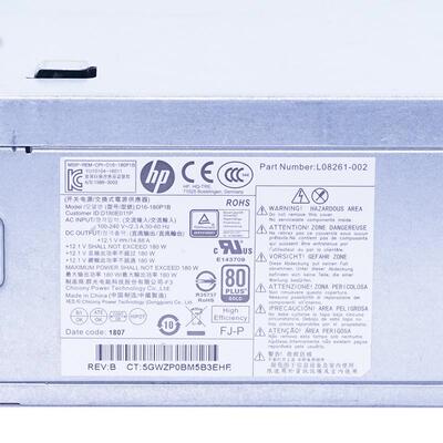 全新惠普 D16-180P3A PA-1181-6HY PCH023 280G4 480G5 800G3电源