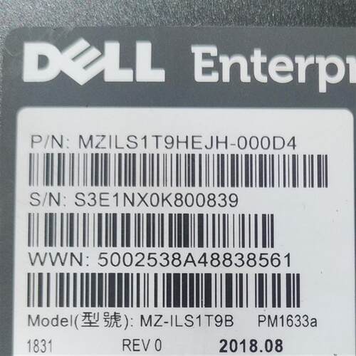 DELL SC 康贝固态硬盘 0Y4TH9 1.92TB 1.92T 12GB 2.5 SSD SAS