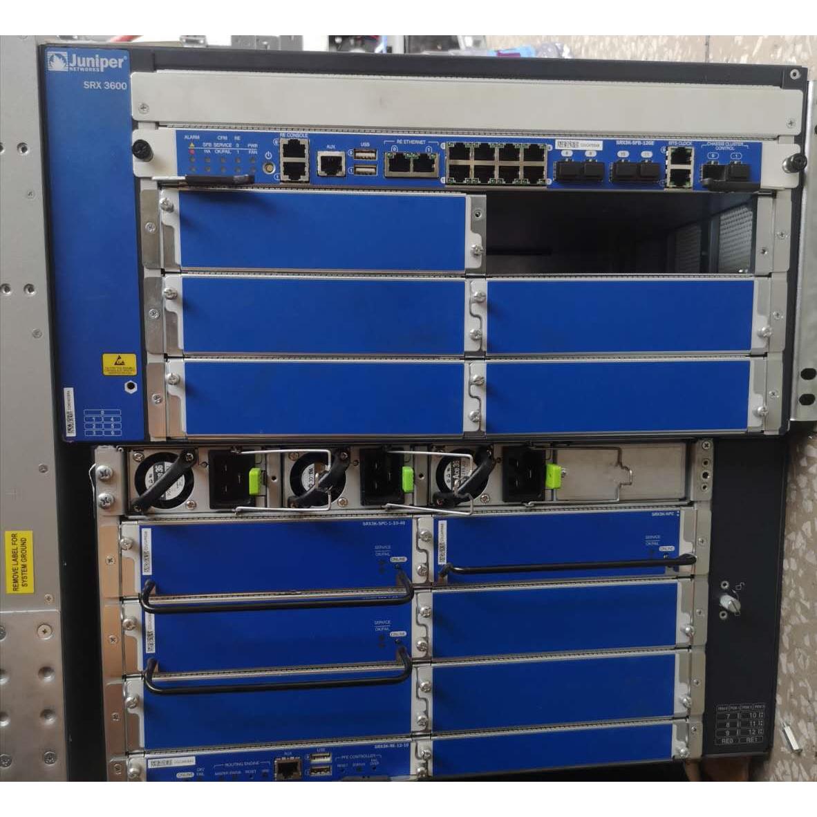 Juniper/瞻博 SRX3600 防火墙 配SRX3K-SFB-12GE/SRX3K-RE-12-10