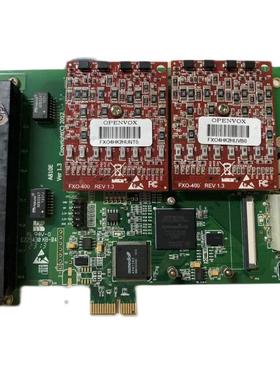 OpenVOX电话模拟语音卡A810E A810P Asterisk卡8路语音卡FXS模块