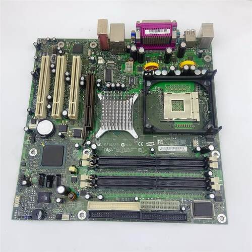 英特尔Intel D865GBF/D865PERC 478针 3个PCI 带网卡工控机设备板